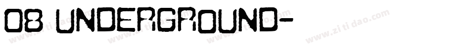 08 Underground字体转换